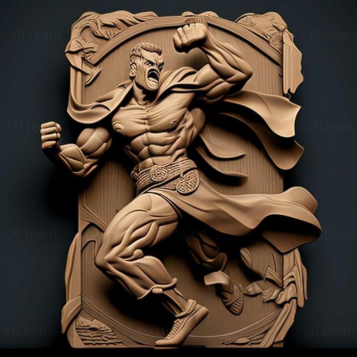 3D модель Гра Akimbo Kung Fu Hero (STL)